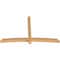 Ekena Millwork Bellingham Timber Gable Bracket, Western Red Cedar, 108"W x 68"H x 5 1/2"D x 5 1/2"F, 15/12 Pitch GBW108X68X0606BEL00SWR - alternate 3